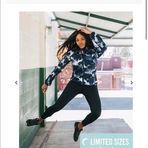 Blue Floral Trainer Jacket